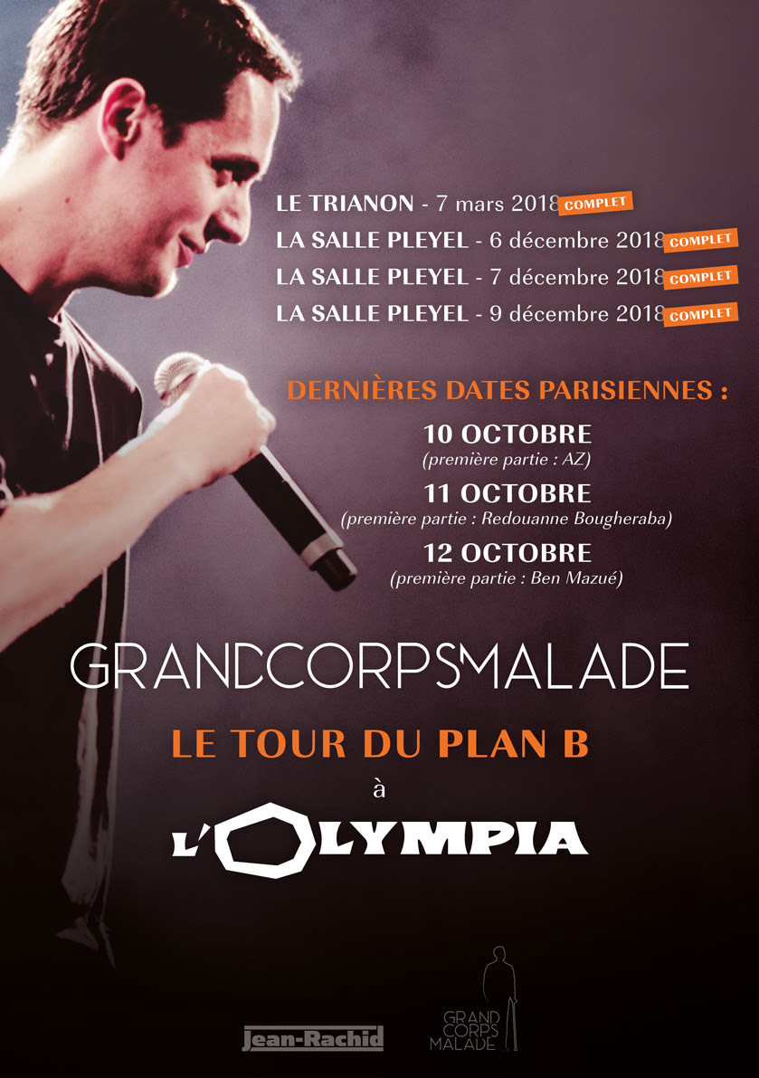 Grand Corps Malade à l’Olympia : Nous y étions ! - Just Music