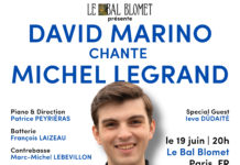 David Marino chante Michel Legrand au « Bal Blomet »