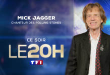 Mick Jagger dans le JT de TF1