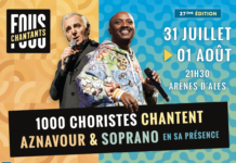 Soprano et Aznavour réunis aux « Fous Chantants »
